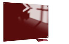 Whiteboard Glass Ruby Red