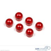 Ball-magnets 15 mm red