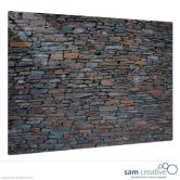 Glassboard Solid Ambience Stone Wall 90x120 cm