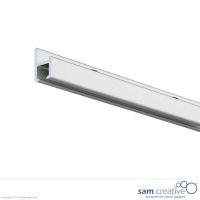 White wall rail system, set of 2 pieces, 150cm