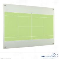 Glassboard Solid Tennis 120x150 cm