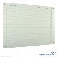 Glassboard Solid Planner To-Do 100x180 cm