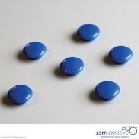 Glassboard magnet 20mm blue (set 6x)
