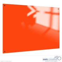 Glassboard Solid Bright Orange 100x150 cm