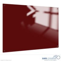 Glassboard Solid Ruby Red 90x120 cm