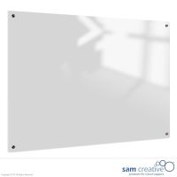 Glassboard Solid Clear White Magnetic 30x45 cm